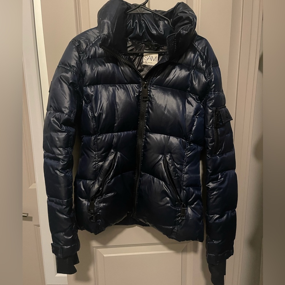 Dark Blue SAM Puffer Coat